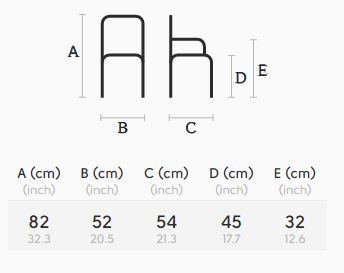 chaise-Ola-Midj-P-M-CU-dimensions