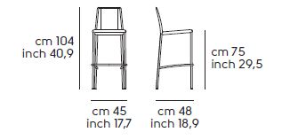 stool-Silvy-Midj-H75-M-CU-dimensions