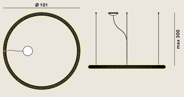 lampara-de-suspension-squiggle-h2-rotaliana-medidas