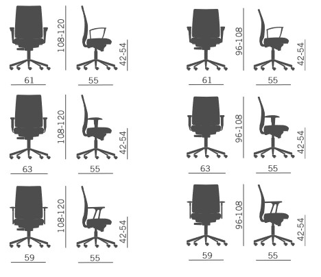 sedia-kontat-kastel-con-braccioli-dimensioni