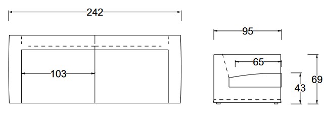 Antibes Twils Sofa Dimensions