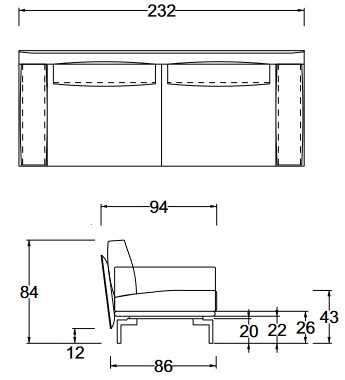 Etan Twils Sofa Abmessungen