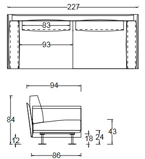 Dimensiones Sofá Harold Twils