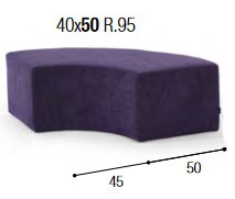 Dimensions of Nesos Twils Pouf