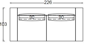 T-Time Twils Sofa Dimensions