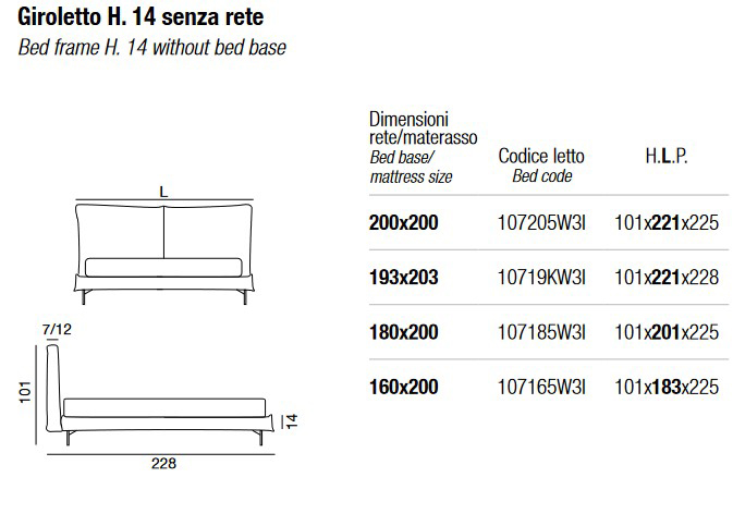 Ada Twils Double Bed Dimensions