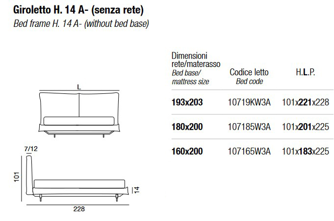 Ada Twils Double Bed Dimensions