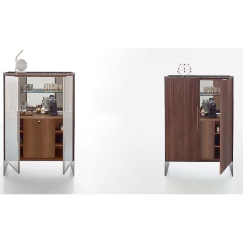 Credenza Alivar Bristol Bar noce canneté - Arredare Moderno