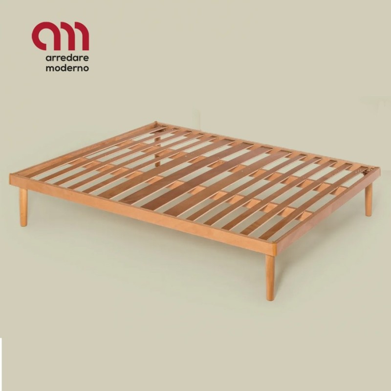 Rete Ergogreen Orthopedic letto matrimoniale con doghe in legno