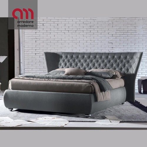 Letto singolo Ergogreen Giselle in pelle - Arredare Moderno