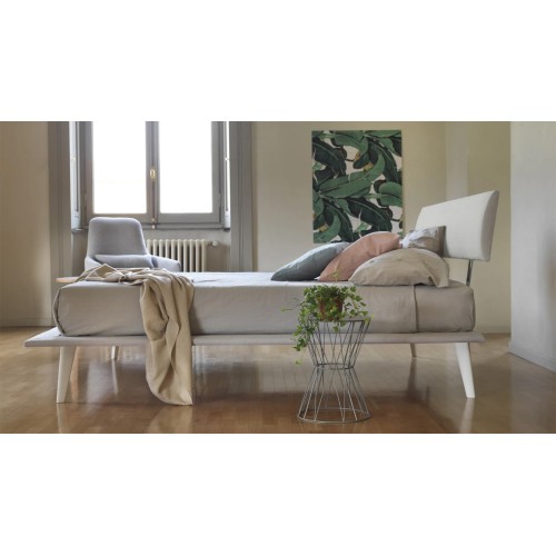 Letto matrimoniale Ergogreen Nicole Tessile moderno - Arredare Moderno