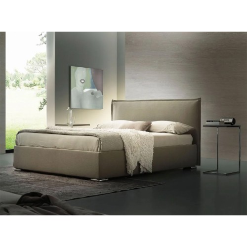 Letto matrimoniale Ergogreen Michelle imbottito - Arredare Moderno