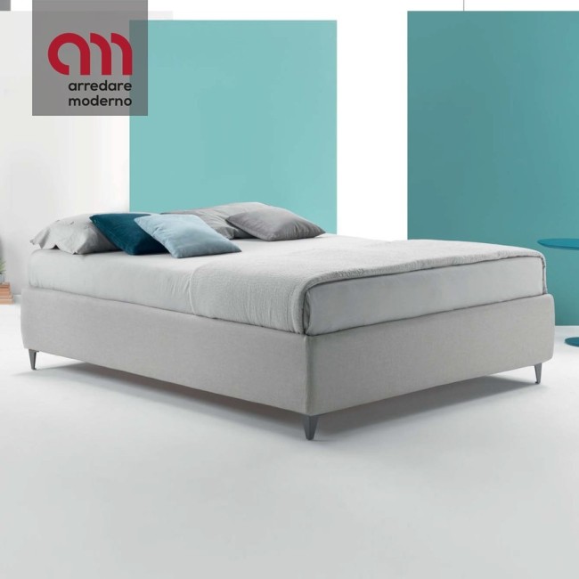 Letto sommier contenitore una piazza e mezza moderno Ergogreen Viky