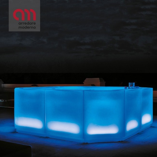 Bancone bar luminoso Nova di Myyour - Arredare Moderno