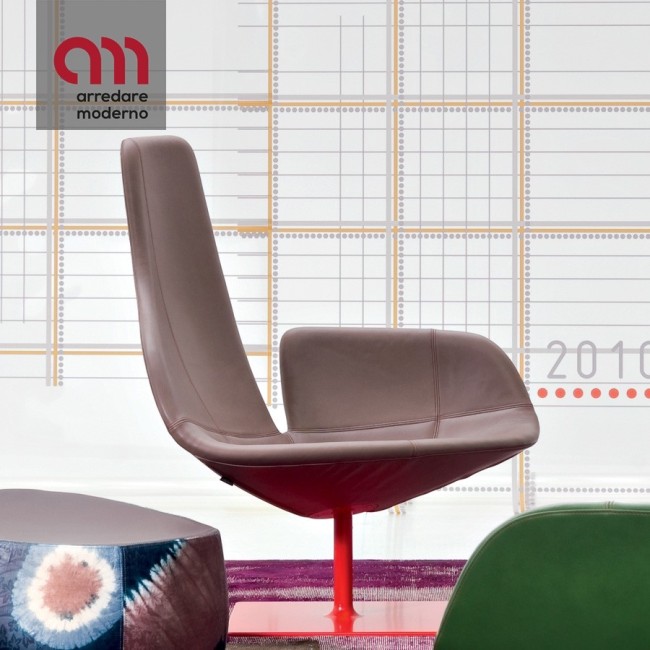 Fjord Moroso Poltrona relax girevole - Arredare Moderno