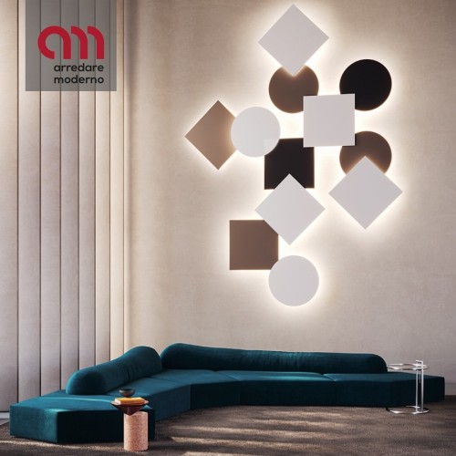 Lampada Lodes Puzzle Mega da parete e da soffitto - Arredare Moderno