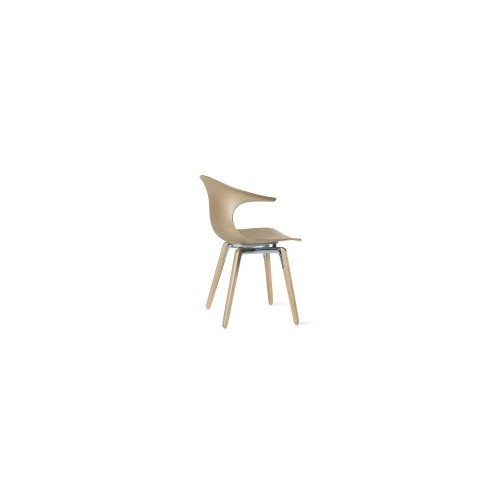 Sedia Infiniti Design Loop 3D Wood wooden legs - Arredare Moderno