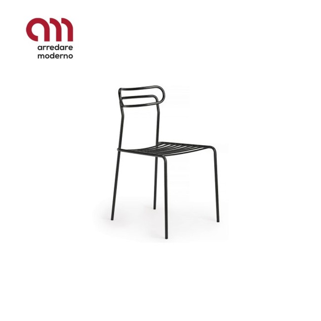 Sedia Infiniti Design Ùti steel back  - Arredare moderno