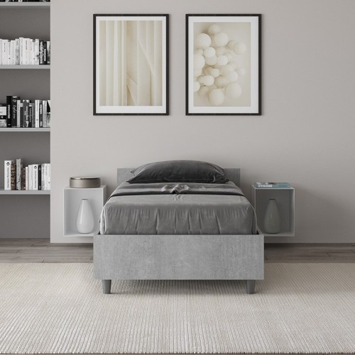 Letto singolo Ityhome Nuamo testiera bassa - Arredare Moderno