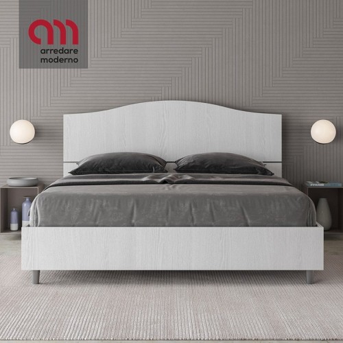 Letto matrimoniale Ityhome Dores in legno - Arredare Moderno