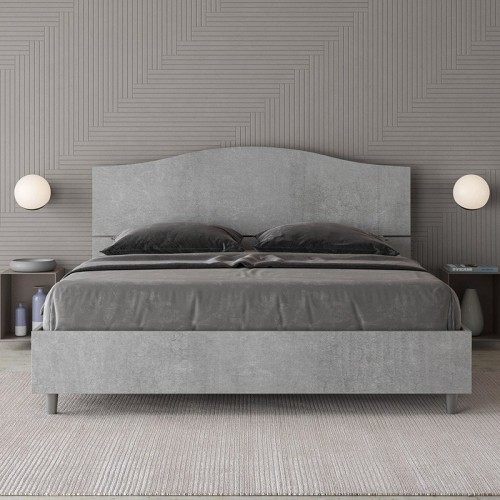 Letto matrimoniale Ityhome Dores in legno - Arredare Moderno