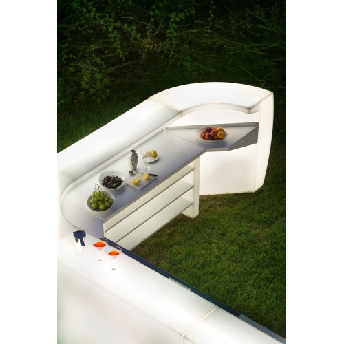 Bancone Pedrali modello Igloo Corner Illuminabile - Arredare Moderno