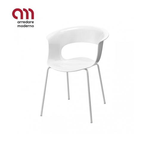 Sedia Scab Miss B antishock telaio verniciato - Arredare Moderno