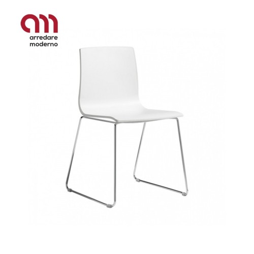 Sedia Scab Design Alice a slitta - Arredare Moderno