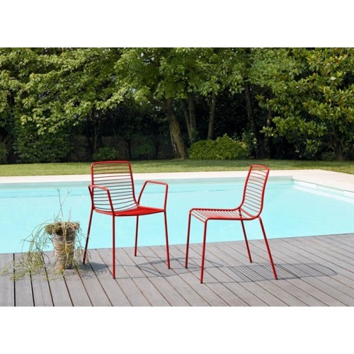 Sedia Scab Design Summer con braccioli - Arredare Moderno