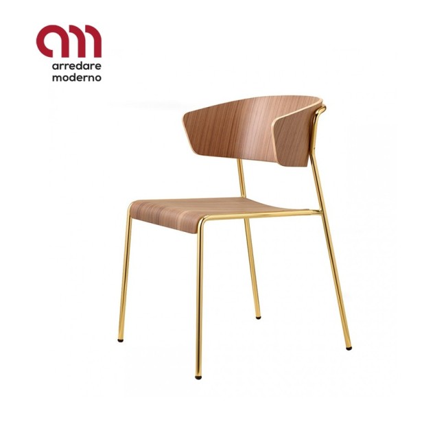 Poltrona Scab Design Lisa Wood - Arredare Moderno