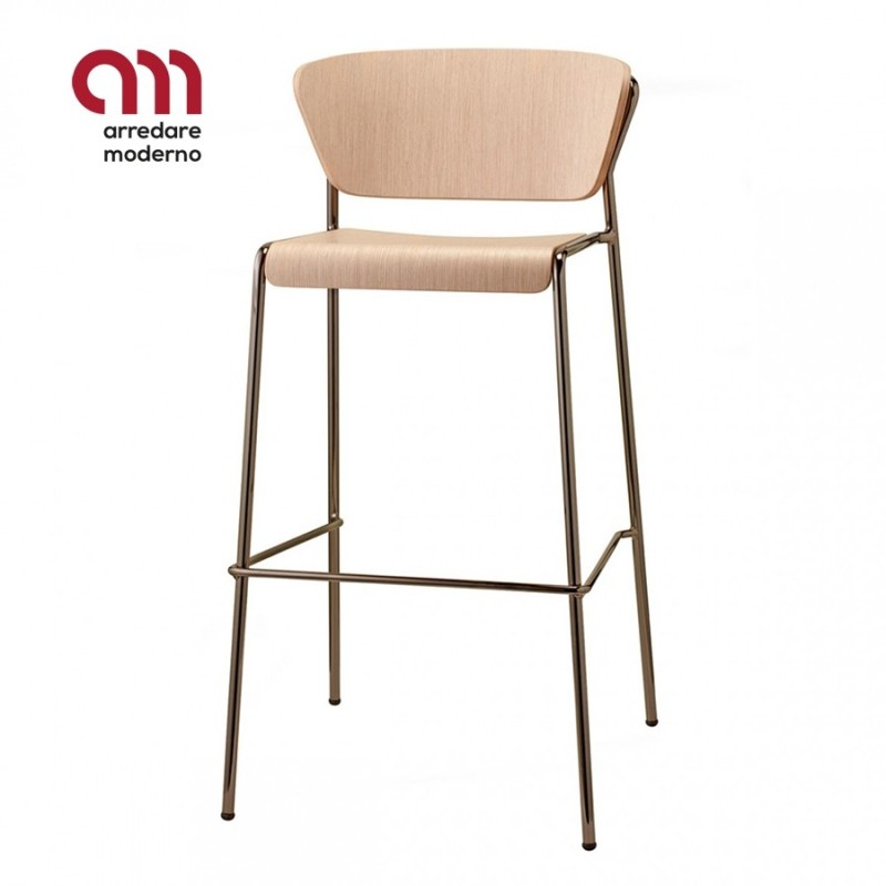 Sgabello Scab Design Lisa Wood - Arredare Moderno