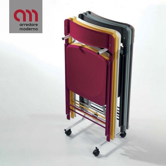 Carrello Portasedie Pezzani modello First, Zeta & Piper - Arredare Moderno