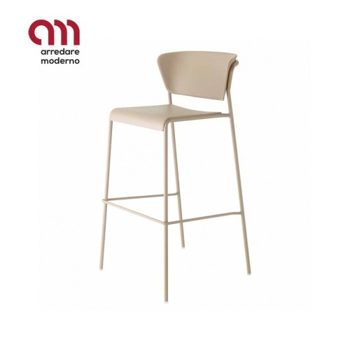 Sgabello Scab Design Lisa Tecnopolimero Go Green - Arredare Moderno