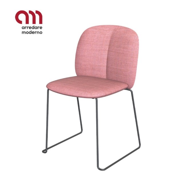 Sedia a slitta Scab Design Mentha Pop - Arredare Moderno