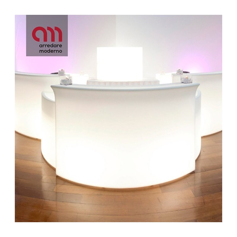 Bancone bar Slide Break Bar luminoso - Arredare Moderno