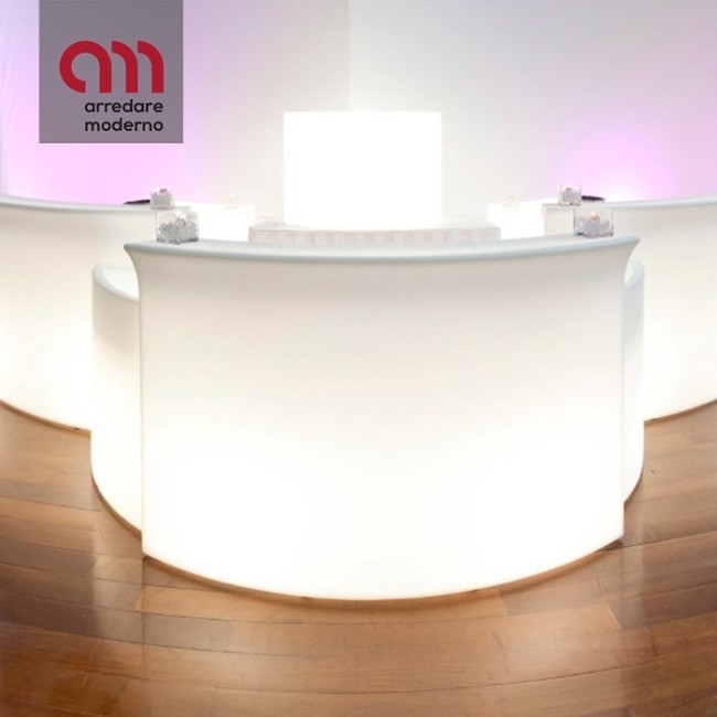 Bancone bar Slide Break Bar luminoso - Arredare Moderno