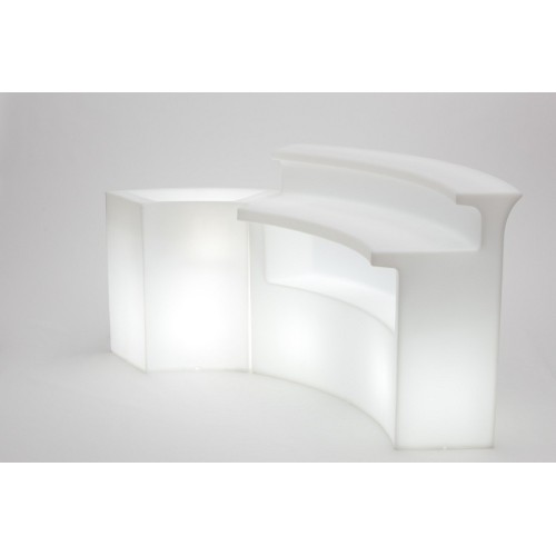 Bancone bar Slide Break Bar luminoso - Arredare Moderno