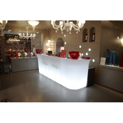 Bancone bar Slide Jumbo Corner luminoso - Arredare Moderno