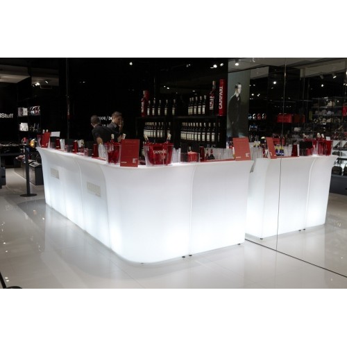 Bancone bar Slide Jumbo Corner luminoso - Arredare Moderno