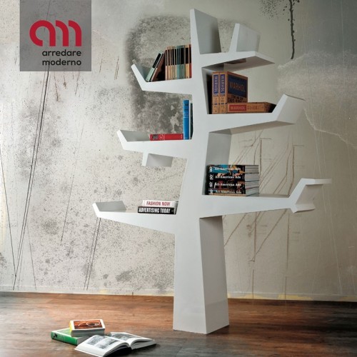 Libreria moderna 21st livingart Wintertree - Arredare Moderno