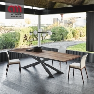 Tavolo Spyder Wood Cattelan Italia