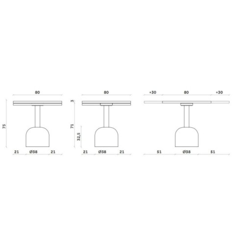 Tavolo Illo Plus Miniforms Allungabile