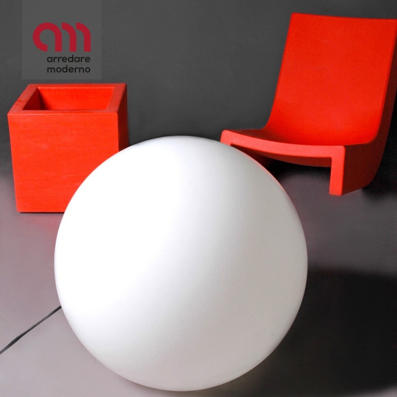 slide arredamento lampada globo slide, bianco