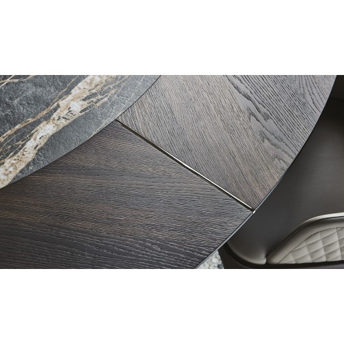 Tavolo Cattelan Italia Skorpio Round Ker-Wood - Arredare Moderno