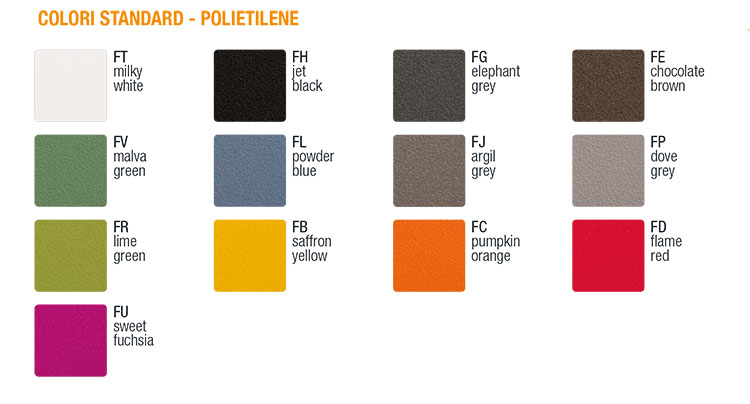 Chaise Doublix Slide couleurs standard
