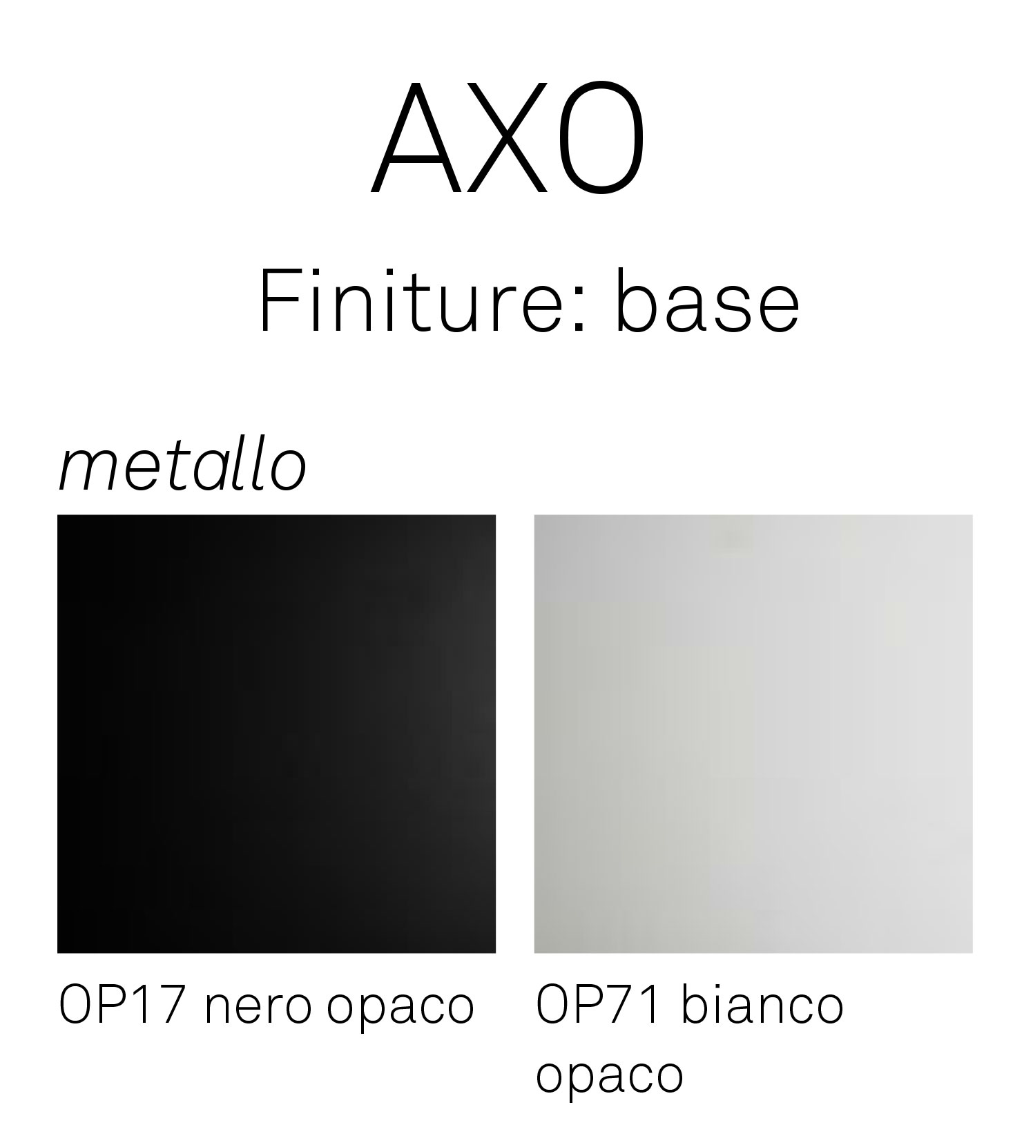 Table basse Axo Cattelan Italia finitions